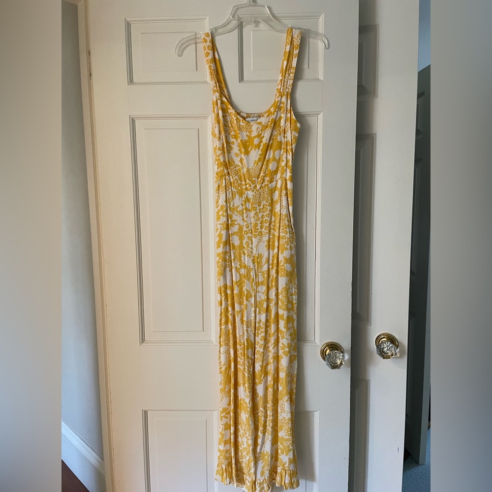Faithful the brand yellow long romper